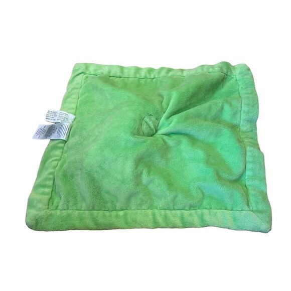 Carters Owl Baby Security Blanket Lovey Plush Soft Green Gray 13x13” Toy Stuffed - Picture 4 of 5